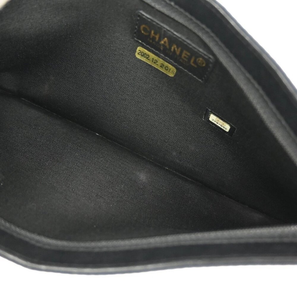 Chanel Navy Canvas Icon Chain Handbag 115784 - Picture 8 of 9